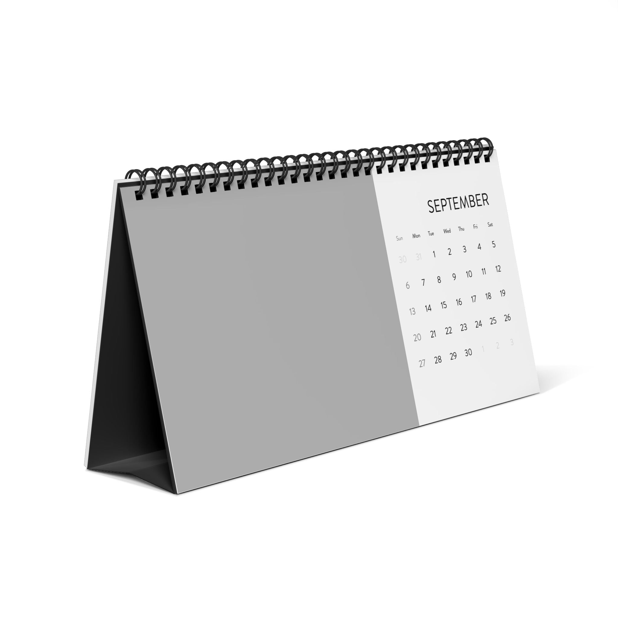 Inspirational Psalm 91:11 Desktop Calendar (2026 Grid)