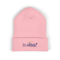 Embroidered Cuffed Beanie — "Never Bitter Only Better" Cozy Knit Hat