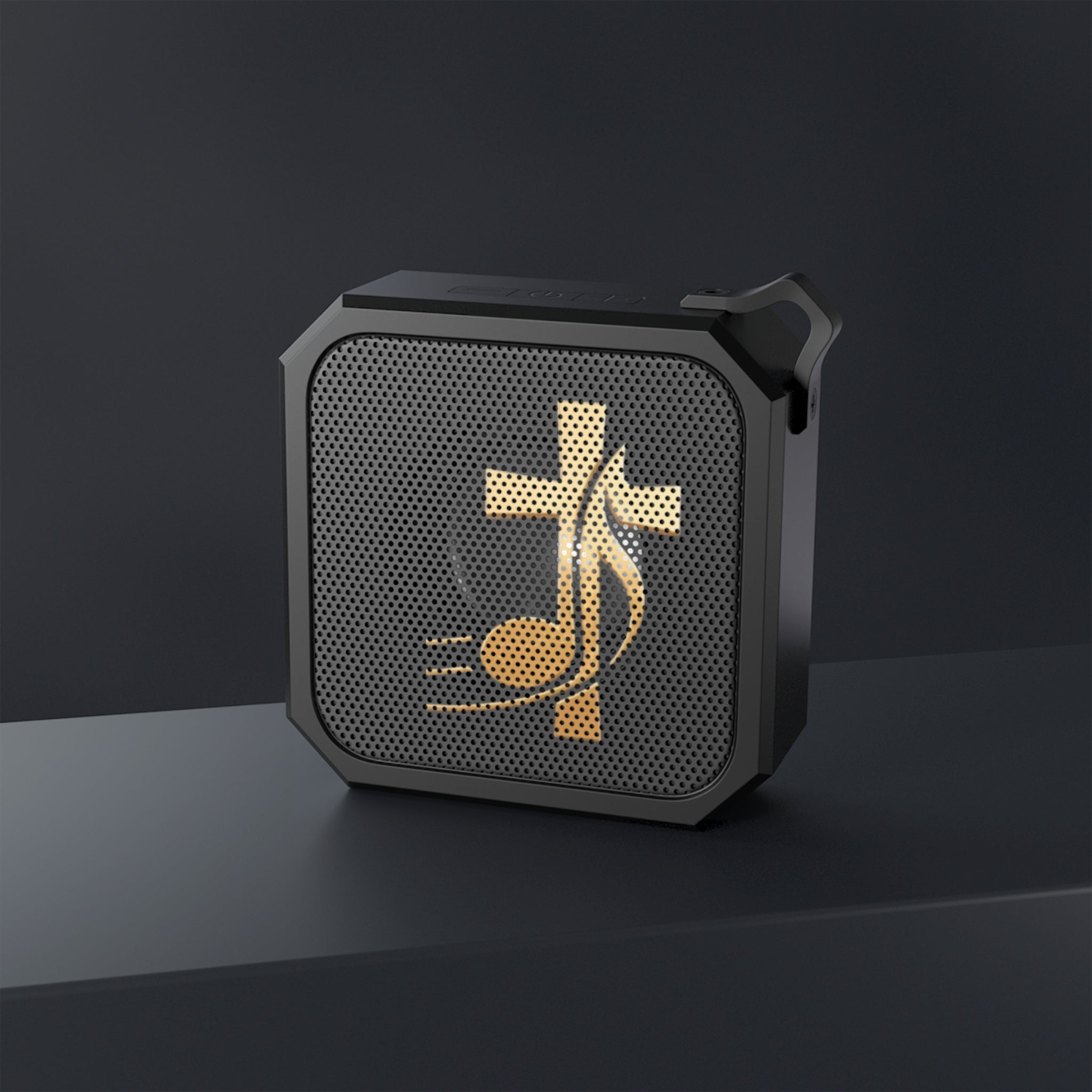 Christian Cross Bluetooth Speaker — Portable Outdoor Music Speaker with Musical Note Design