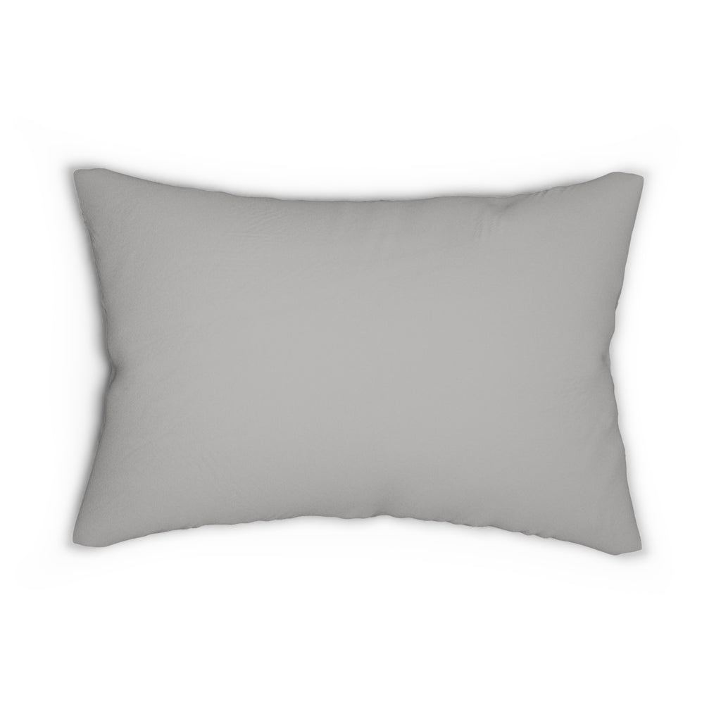 Lumbar Pillow — "He Covers You" Angel Wing Accent