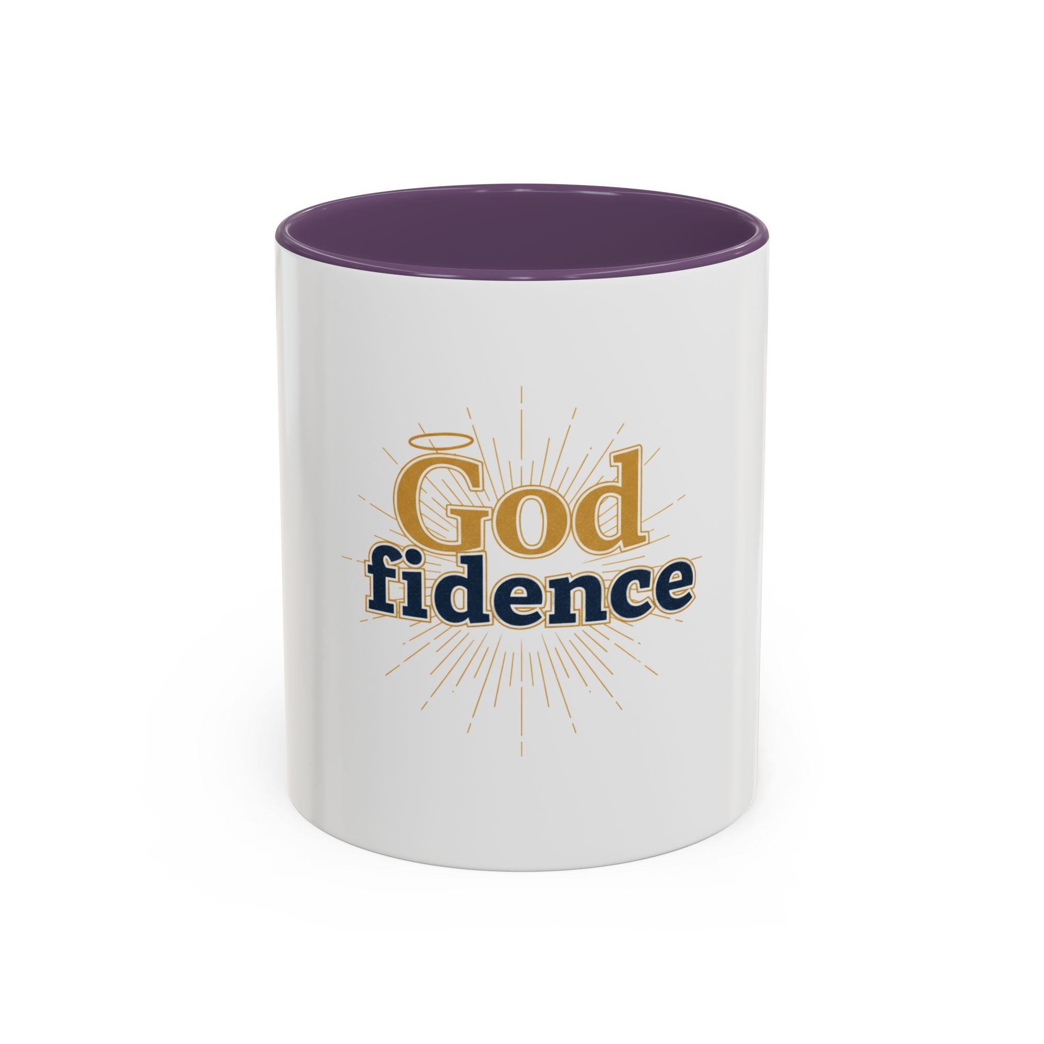 God-fidence Coffee Mug — Inspirational Christian Faith Mug (11/15oz)
