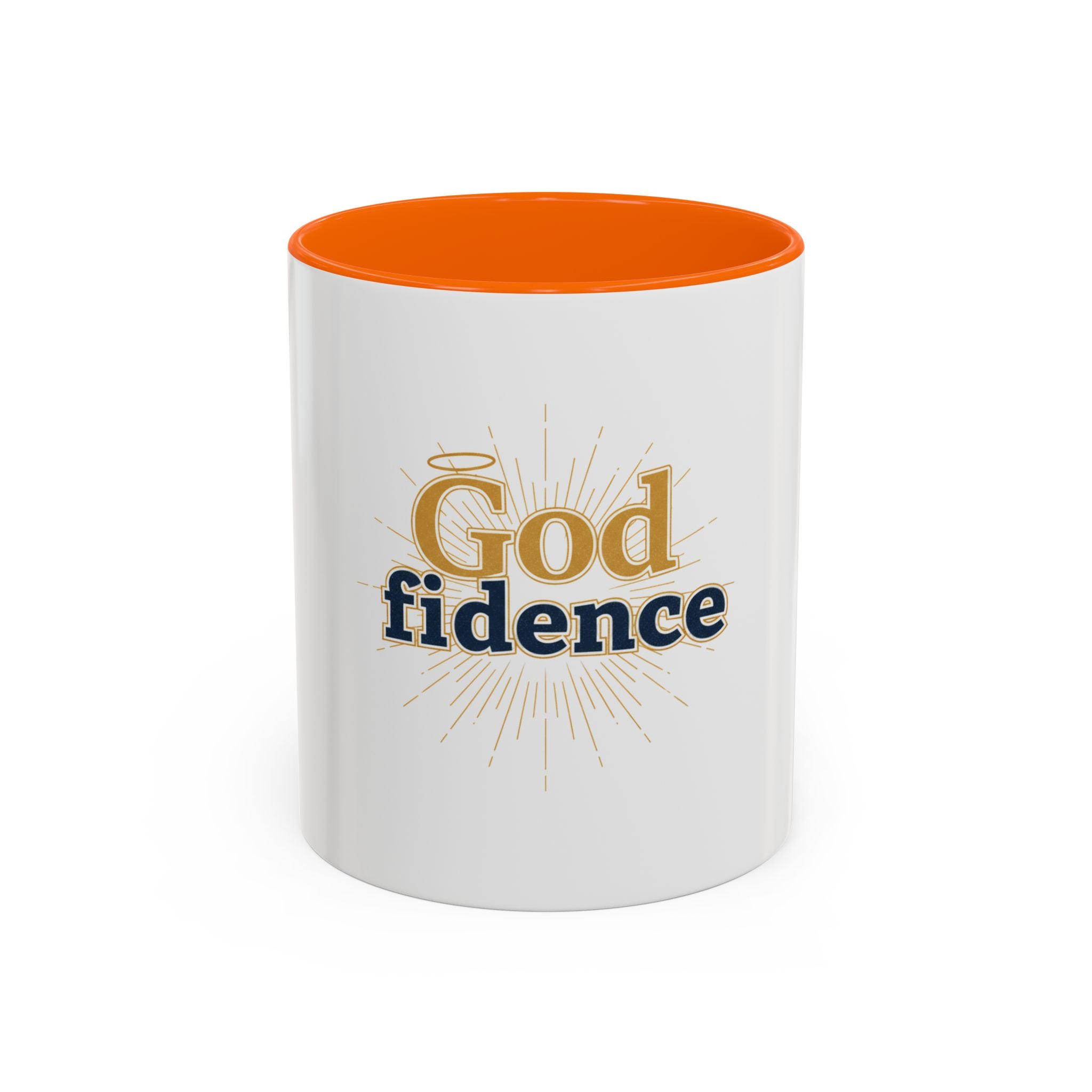 God-fidence Coffee Mug — Inspirational Christian Faith Mug (11/15oz)