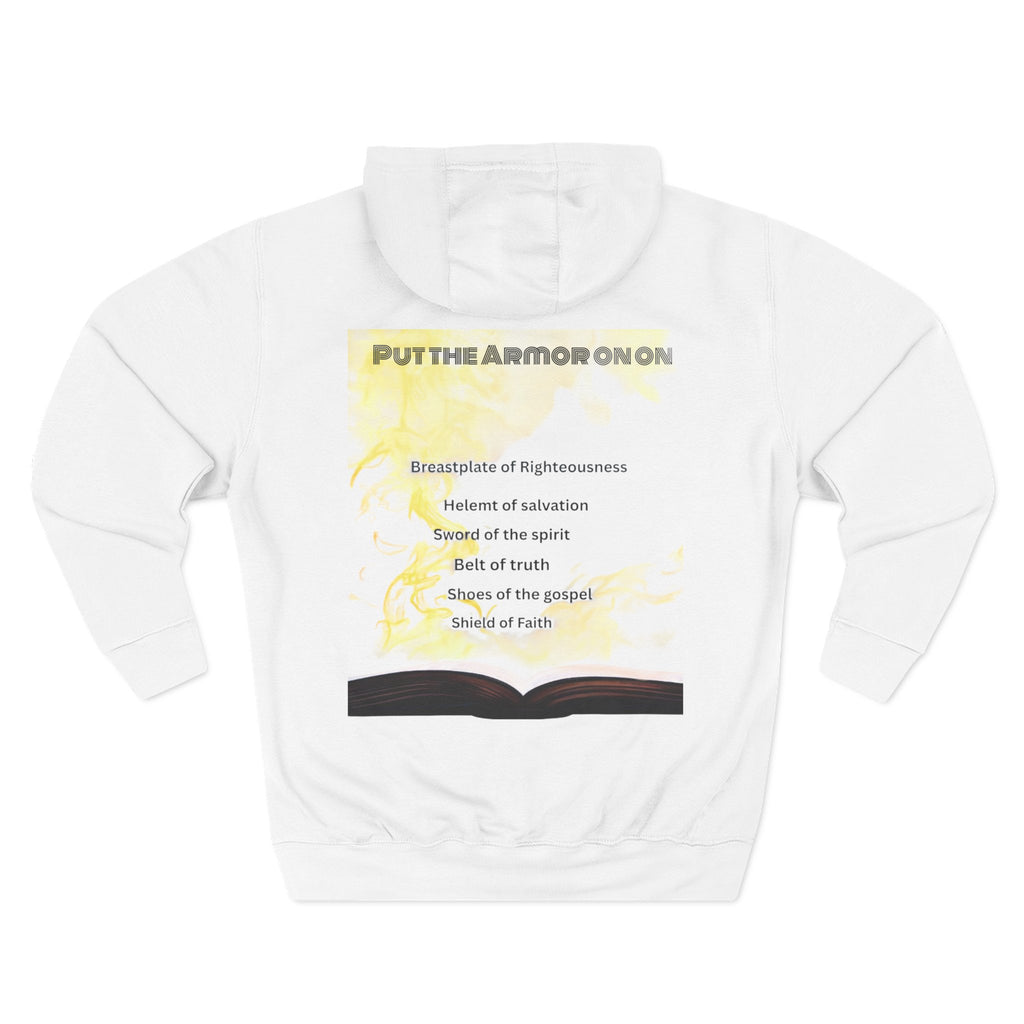 Three-Panel Fleece Hoodie