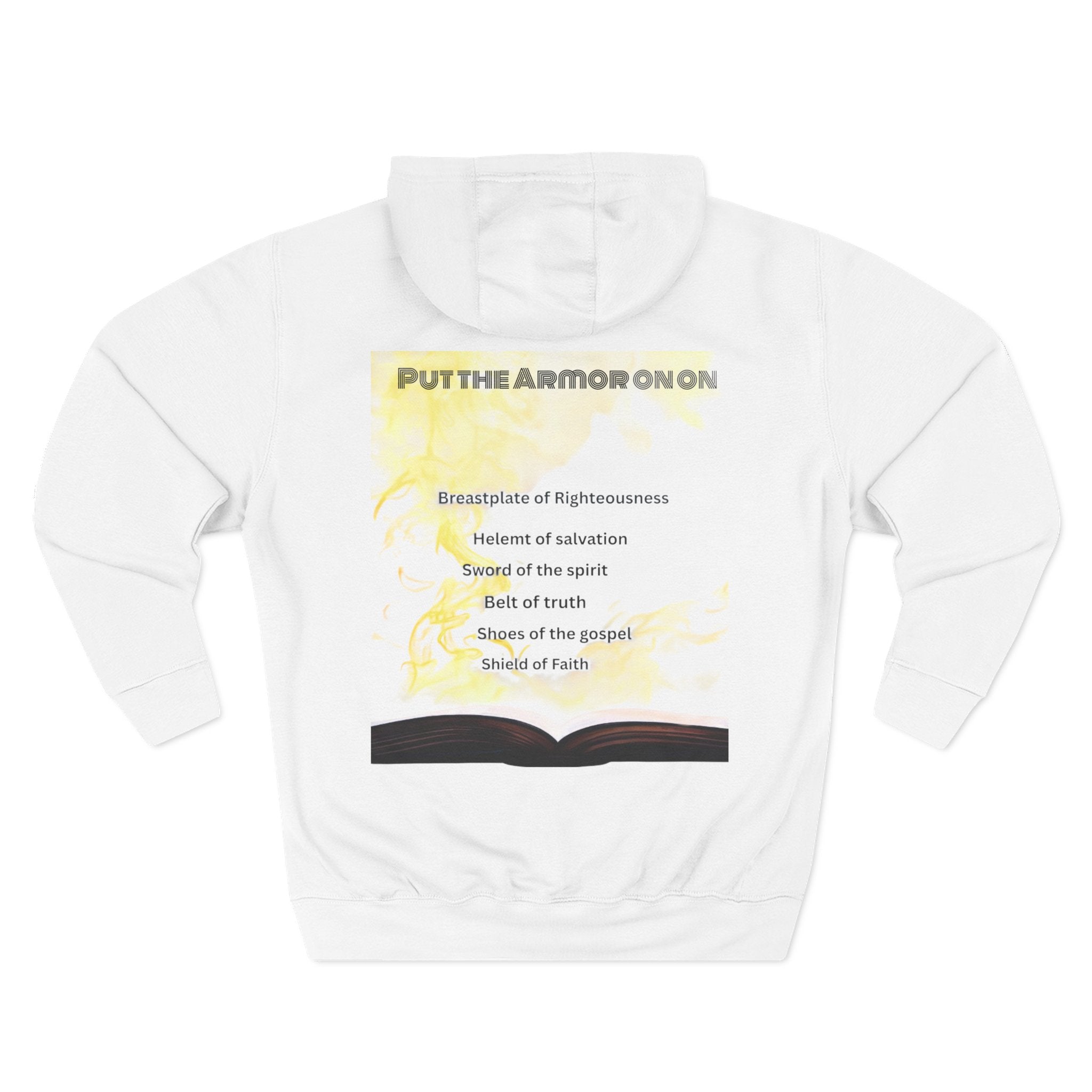 Three-Panel Fleece Hoodie
