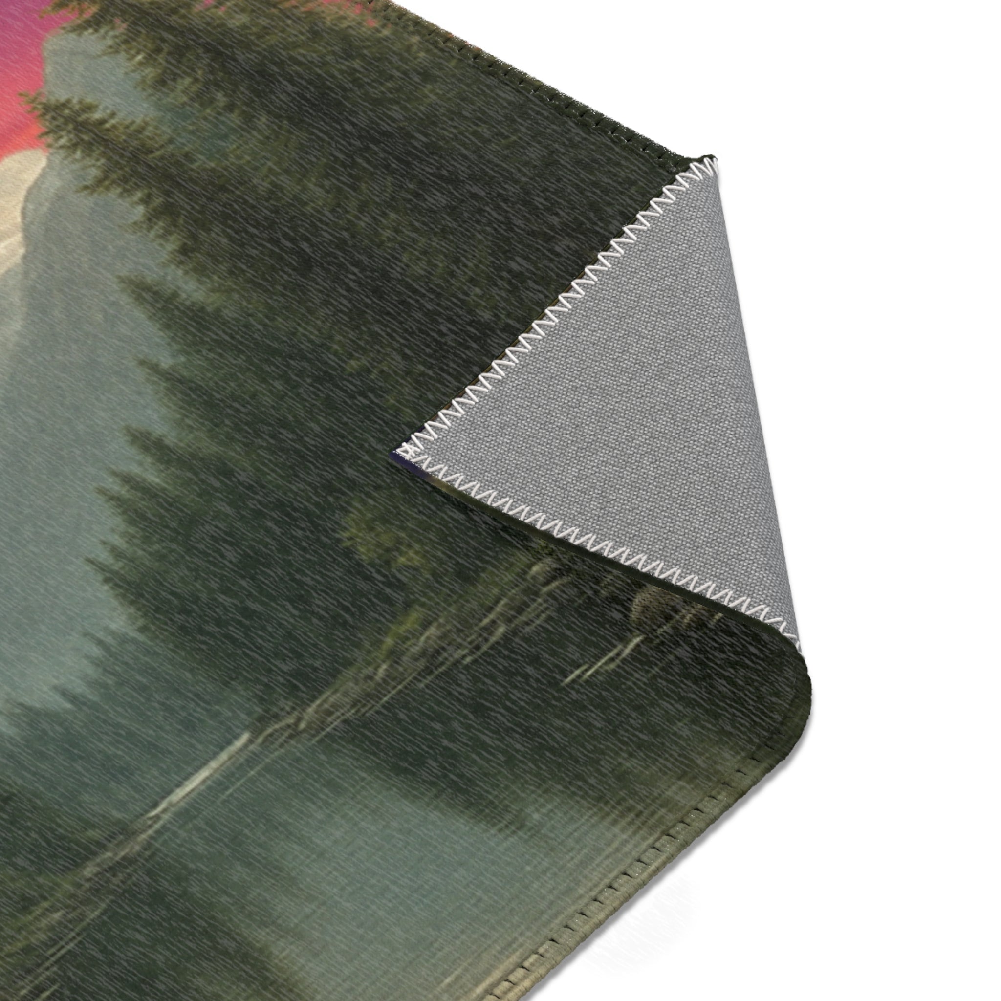 Mountain Lake Area Rug — Decorative Rug