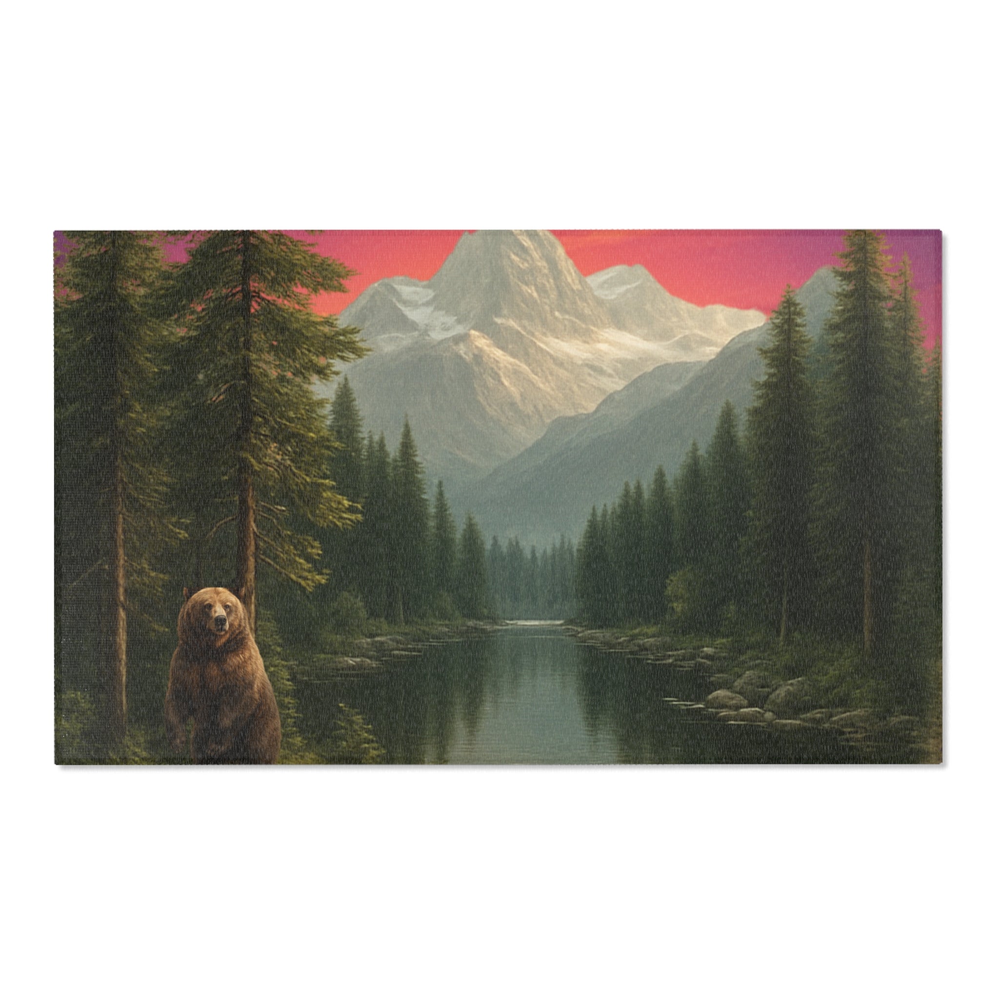 Mountain Lake Area Rug — Decorative Rug