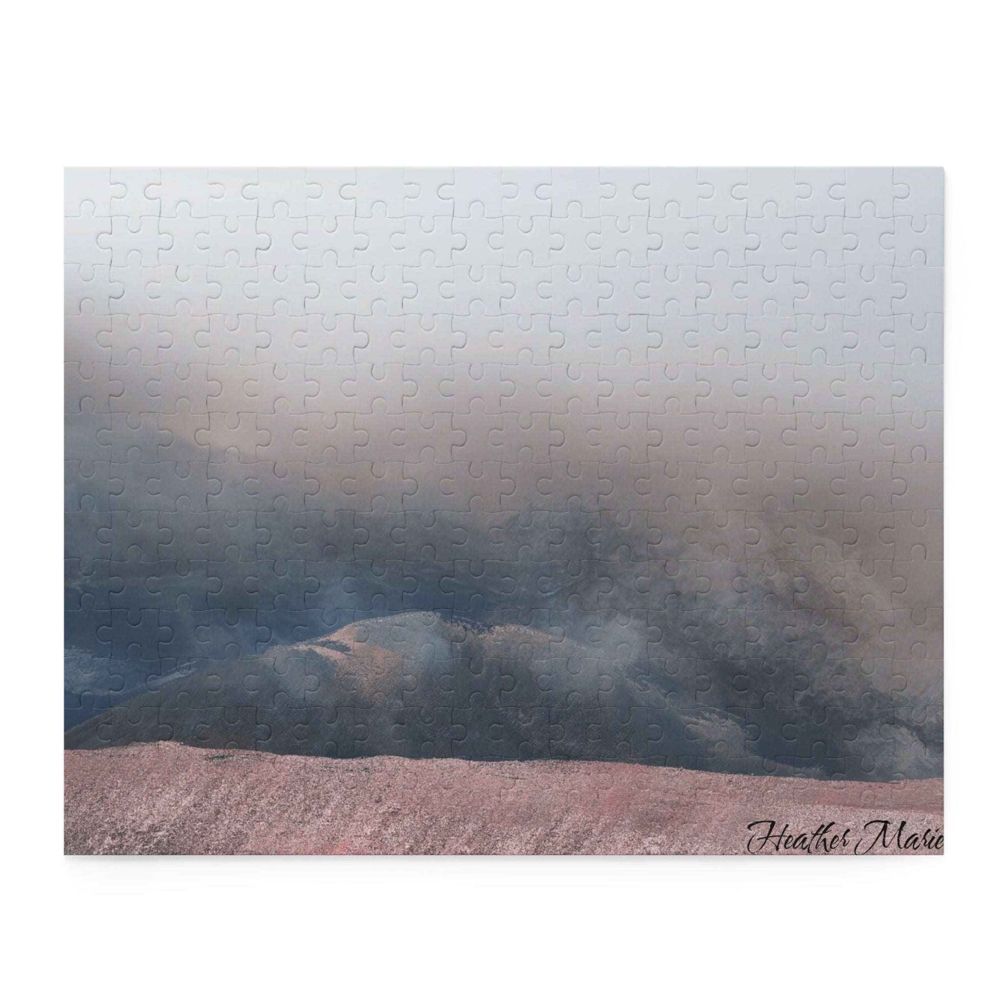 Mountain Mist Scenic Puzzle — 120/252/500-Piece Tranquil Landscape Jigsaw
