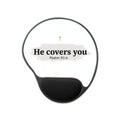 Devine Decree Ministries Gold Logo Mouse Pad with Wrist Rest