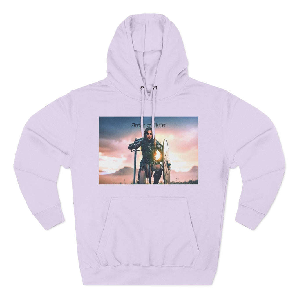 Three-Panel Fleece Hoodie