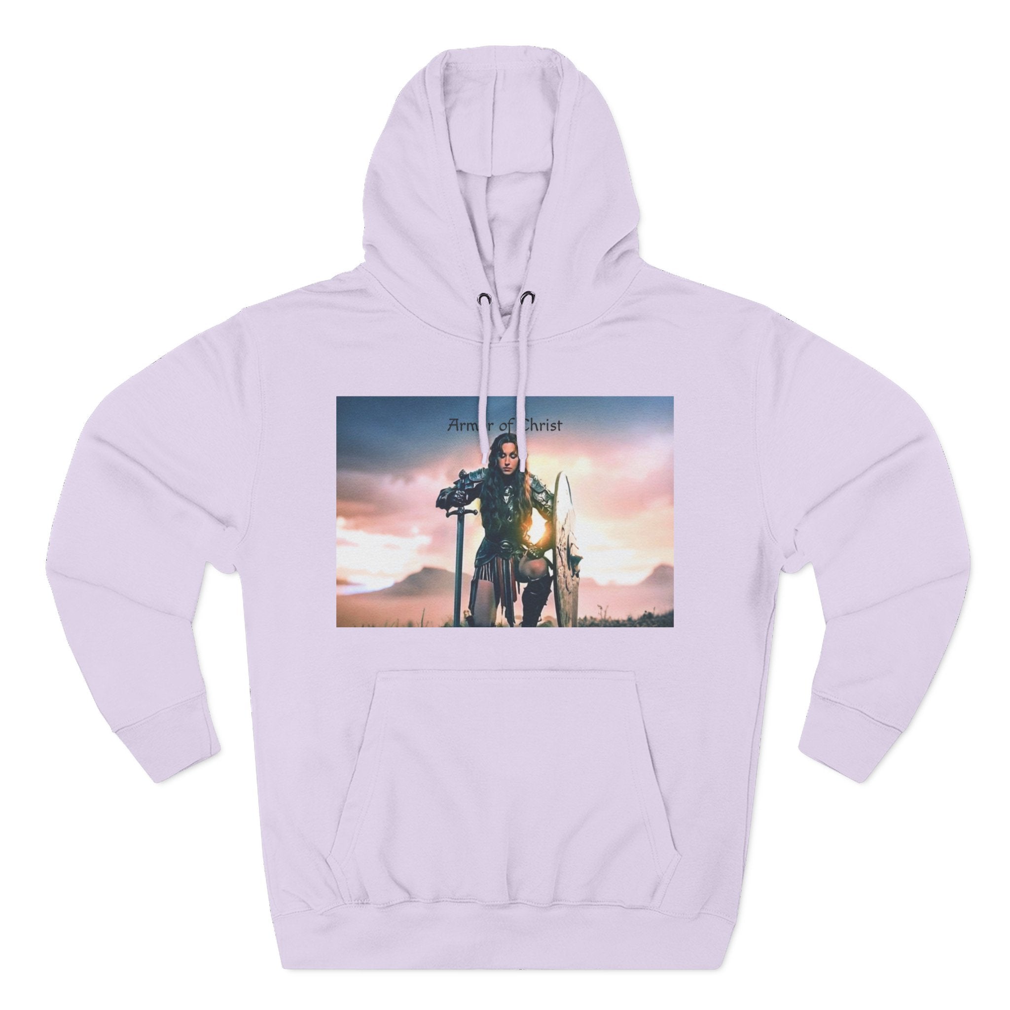 Three-Panel Fleece Hoodie