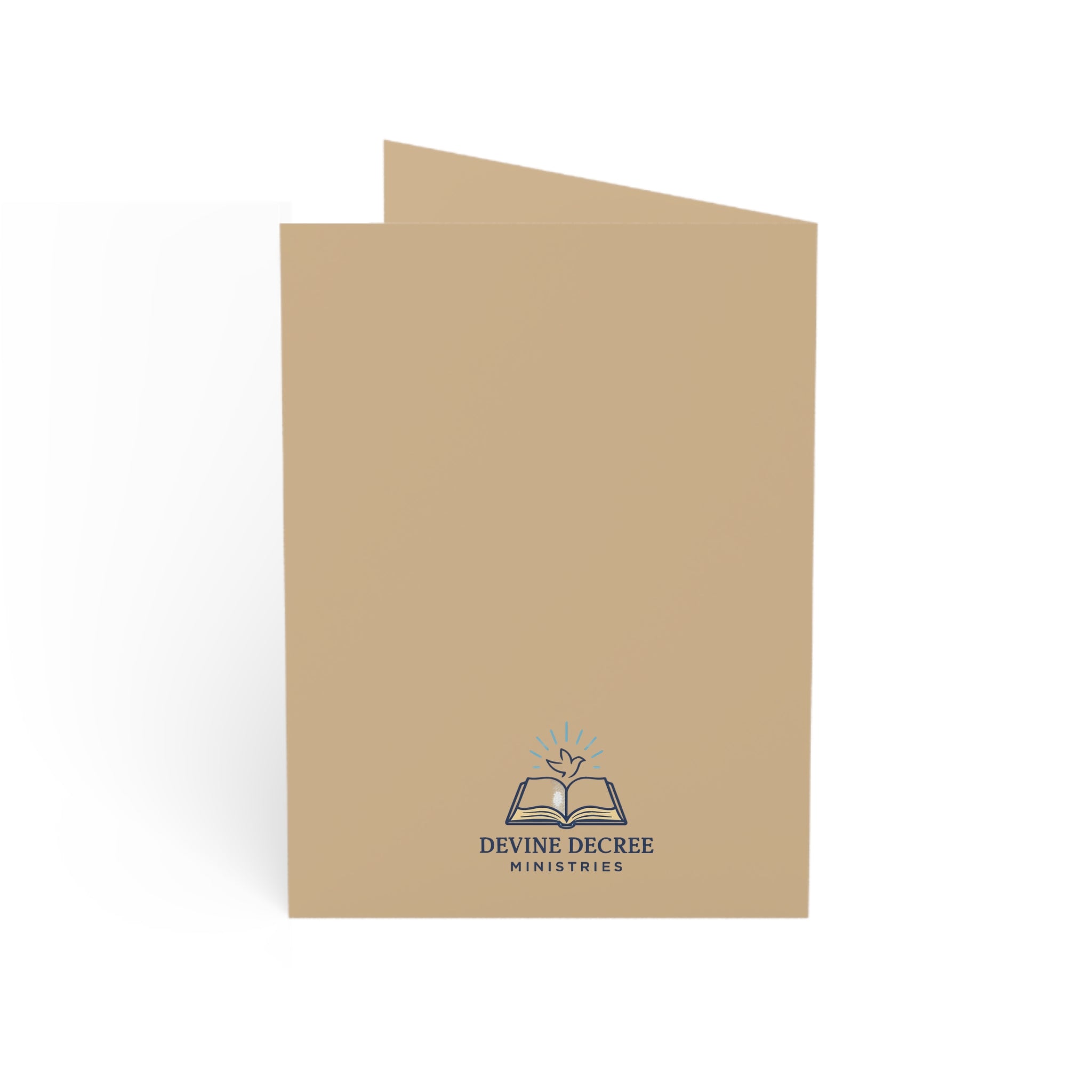 Religious Greeting Card — "In Christ" Faith Card (Single or Pack)