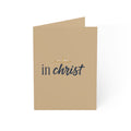 Religious Greeting Card — "In Christ" Faith Card (Single or Pack)