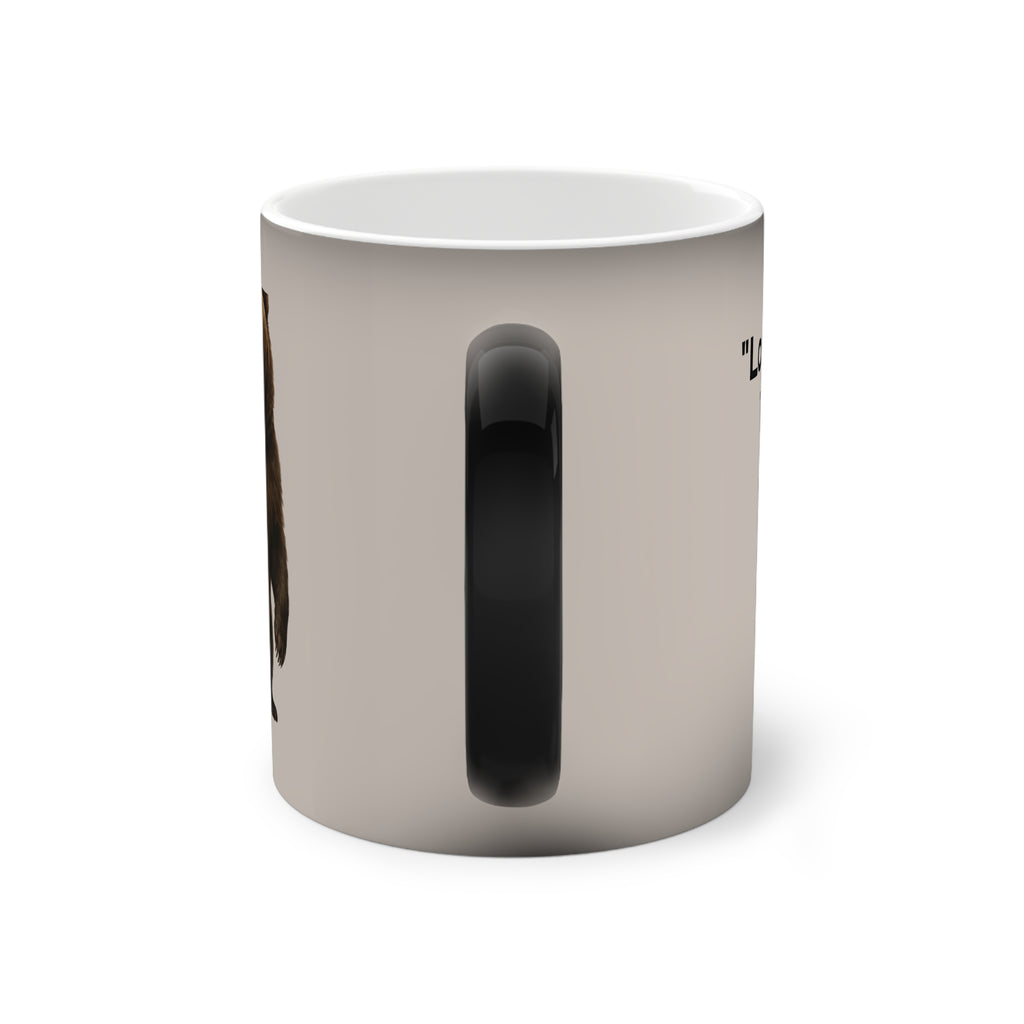 Color-Changing Mug — "Love Bears all things" 1 Corinthians 13: 7 Quote Coffee Mug