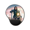 Valkyrie Warrior Mouse Pad with Wrist Rest – Fantasy Gaming Desk Accessory