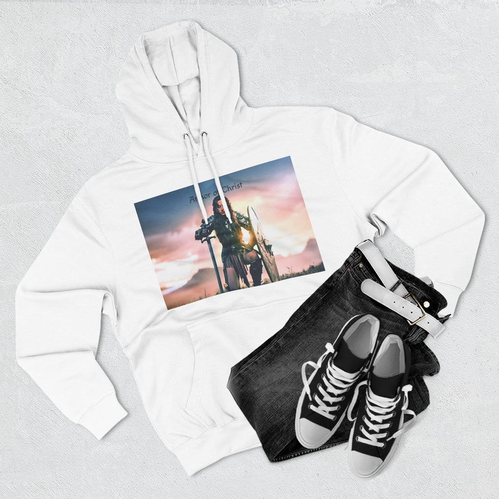 Three-Panel Fleece Hoodie