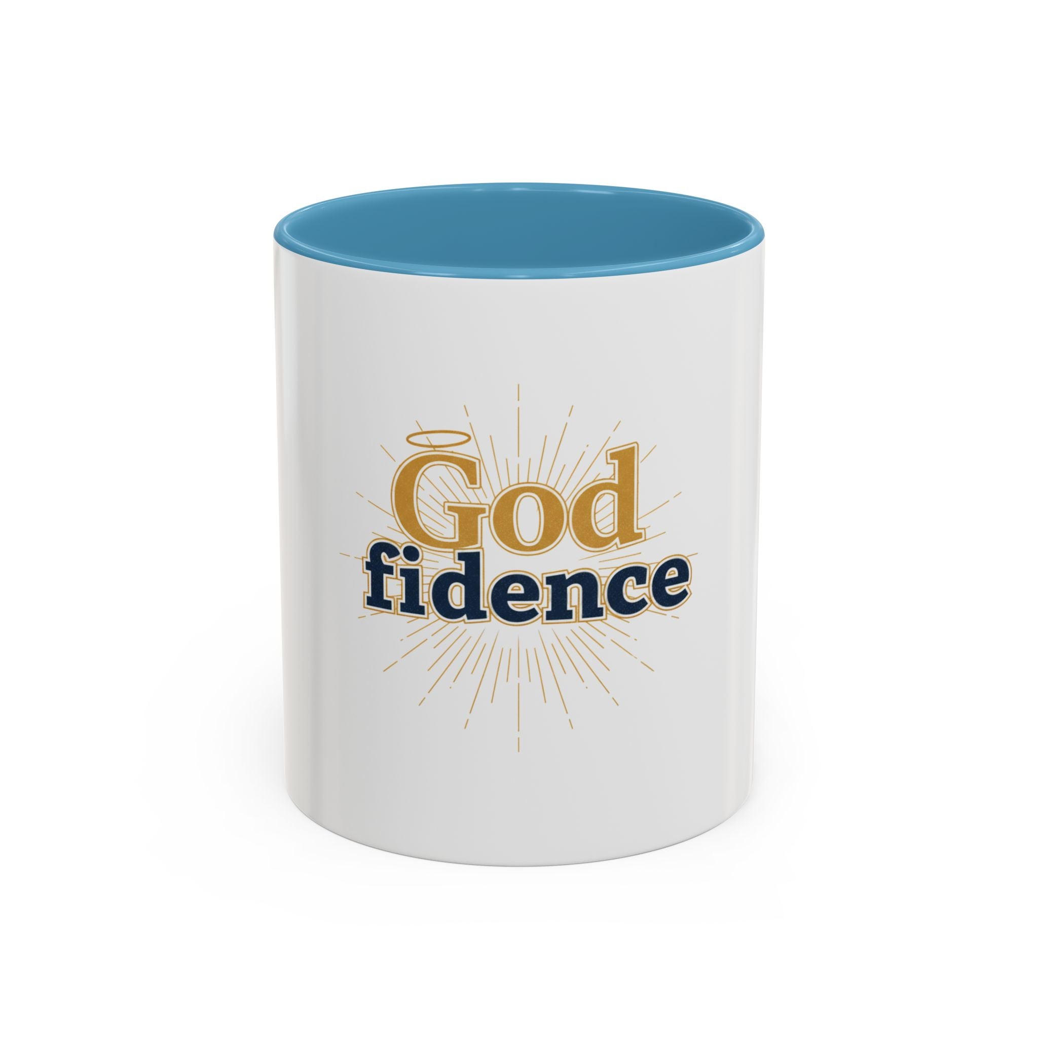 God-fidence Coffee Mug — Inspirational Christian Faith Mug (11/15oz)