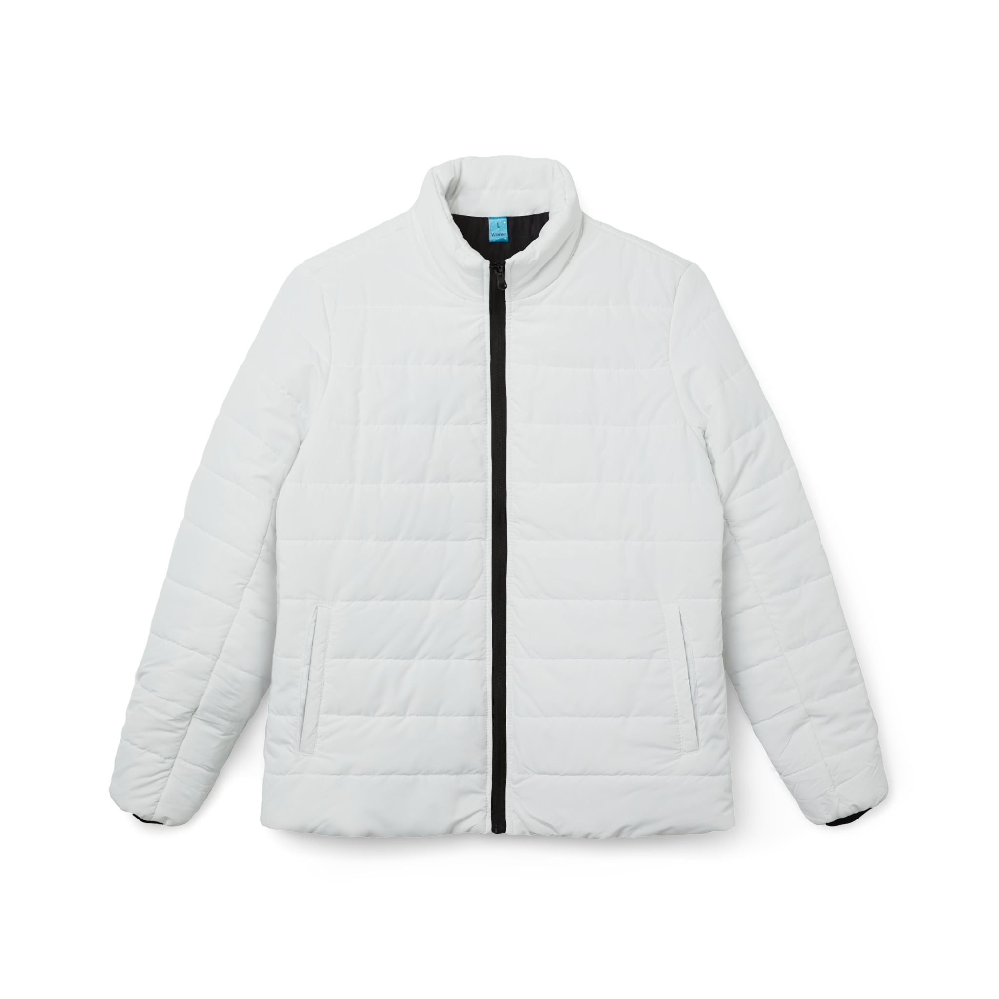 Women’s Puffer Jacket — “We Are The Walking Ministry” Graphic