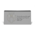 Inspirational Psalm 91:11 Desktop Calendar (2026 Grid)