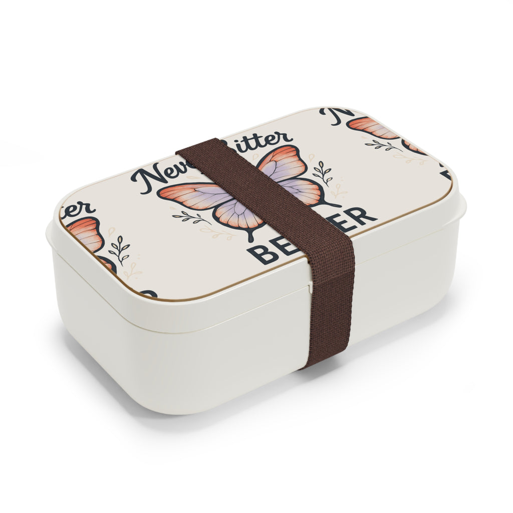 Bento Lunch Box — 'Never Bitter Only Better' Butterfly Eco Lunchbox
