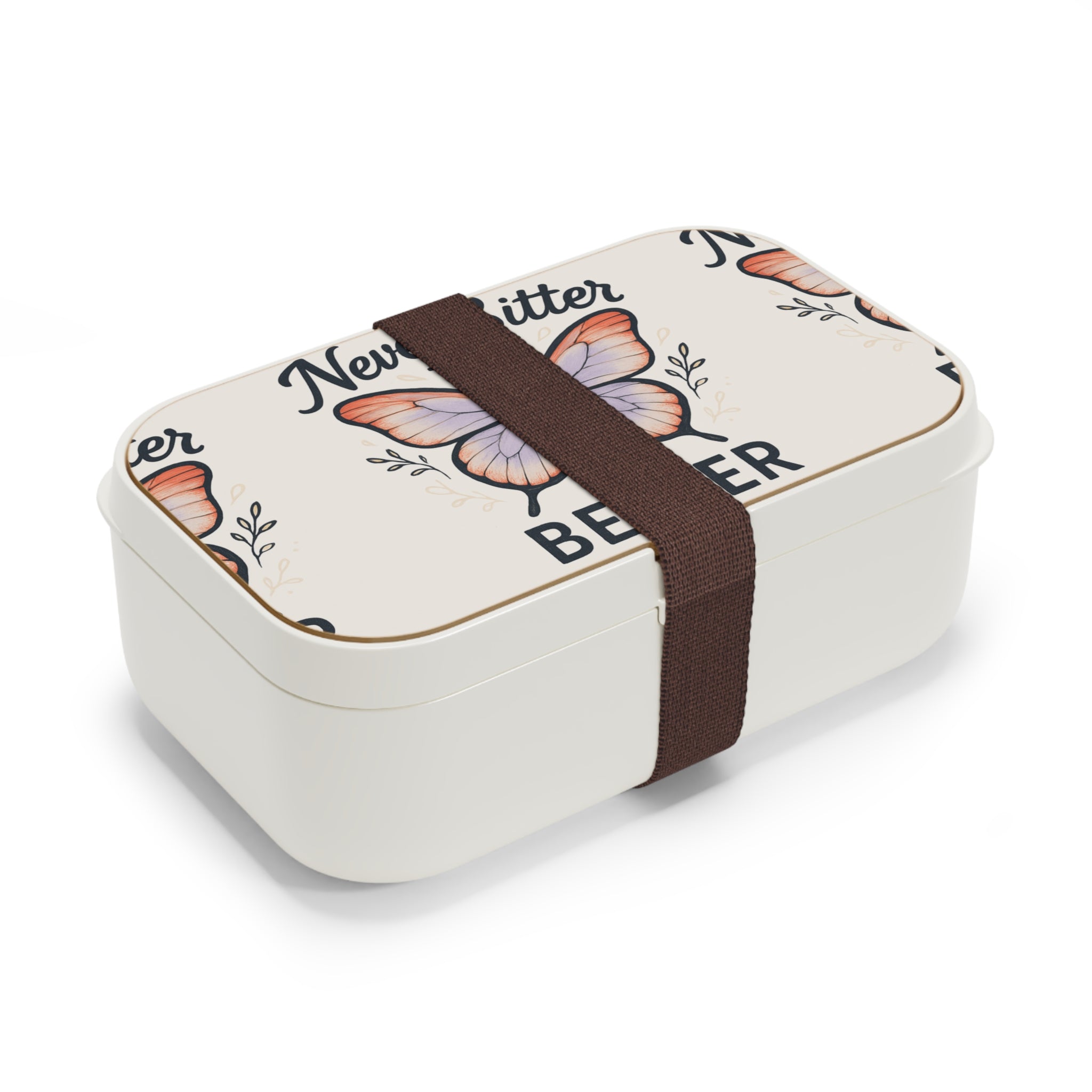 Bento Lunch Box — 'Never Bitter Only Better' Butterfly Eco Lunchbox
