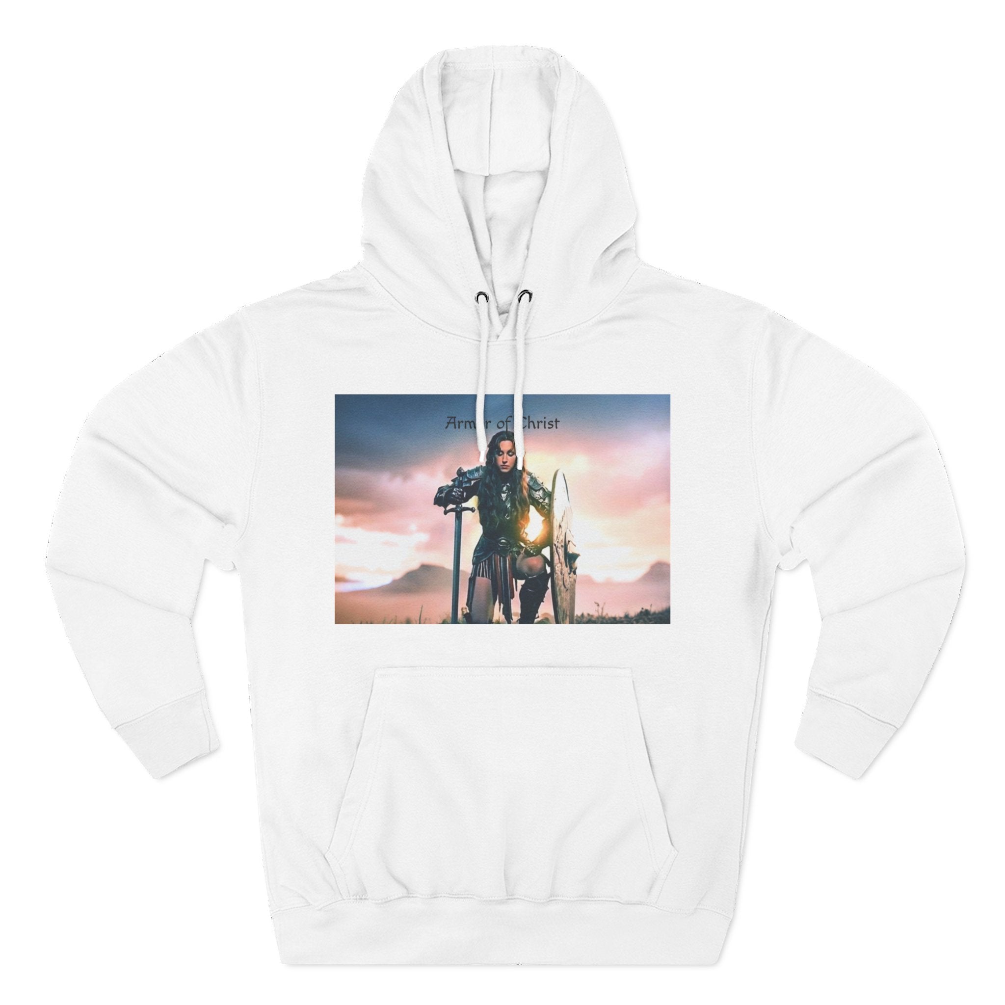 Three-Panel Fleece Hoodie
