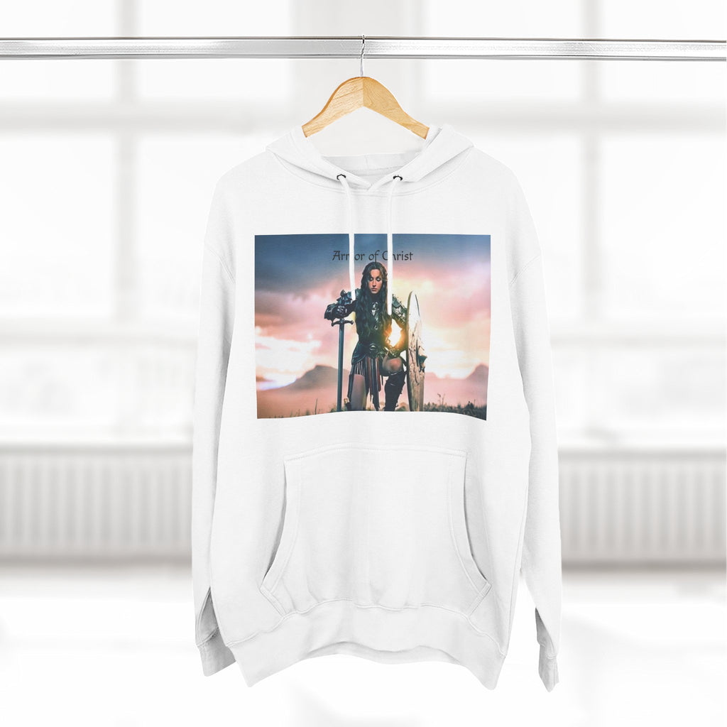 Three-Panel Fleece Hoodie