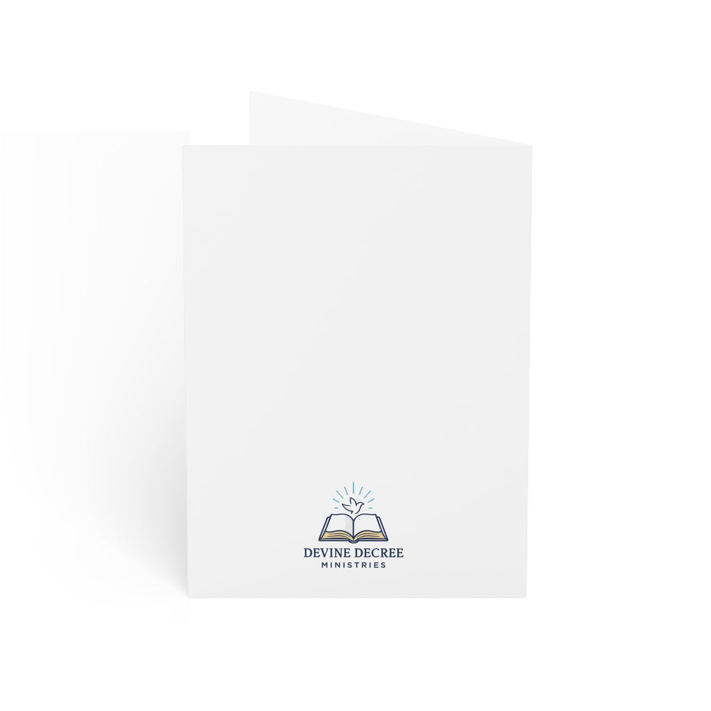 Praying for Good Health & Prosperity Greeting Card — Religious Well Wishes Card (1/10/30/50 pcs)