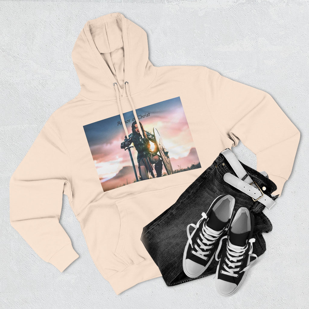 Three-Panel Fleece Hoodie