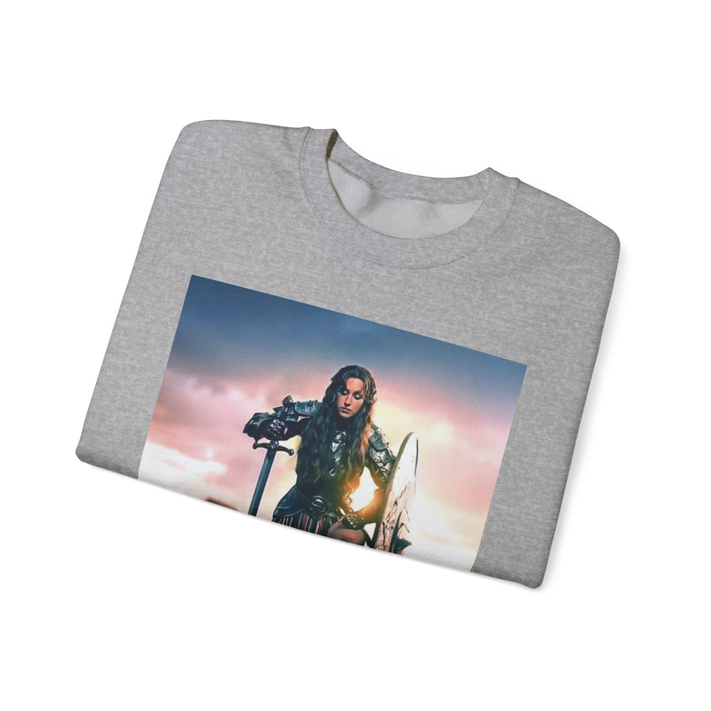Armor of Christ Sweatshirt — Christian Faith Crewneck with Scripture (Romans 16:20)