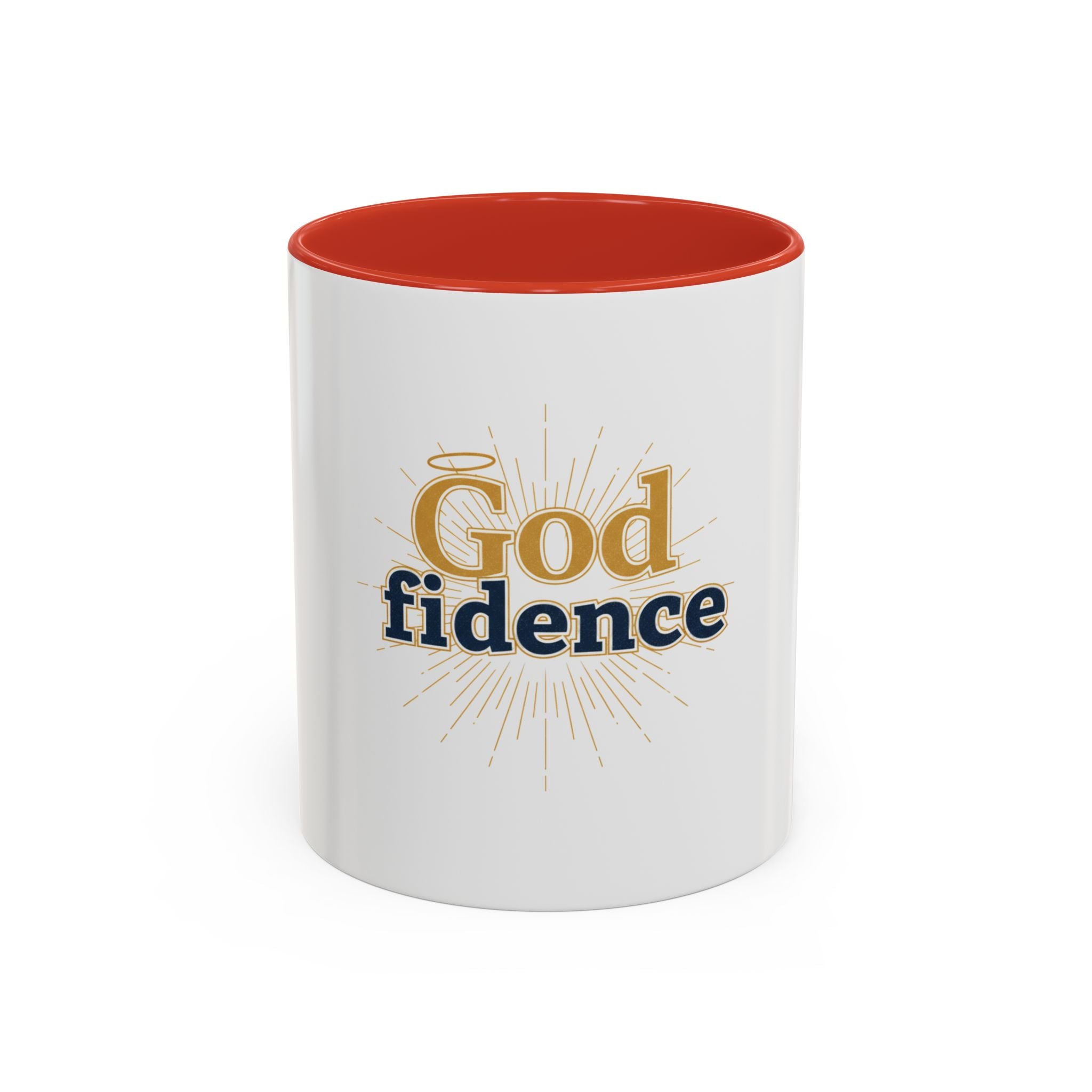 God-fidence Coffee Mug — Inspirational Christian Faith Mug (11/15oz)