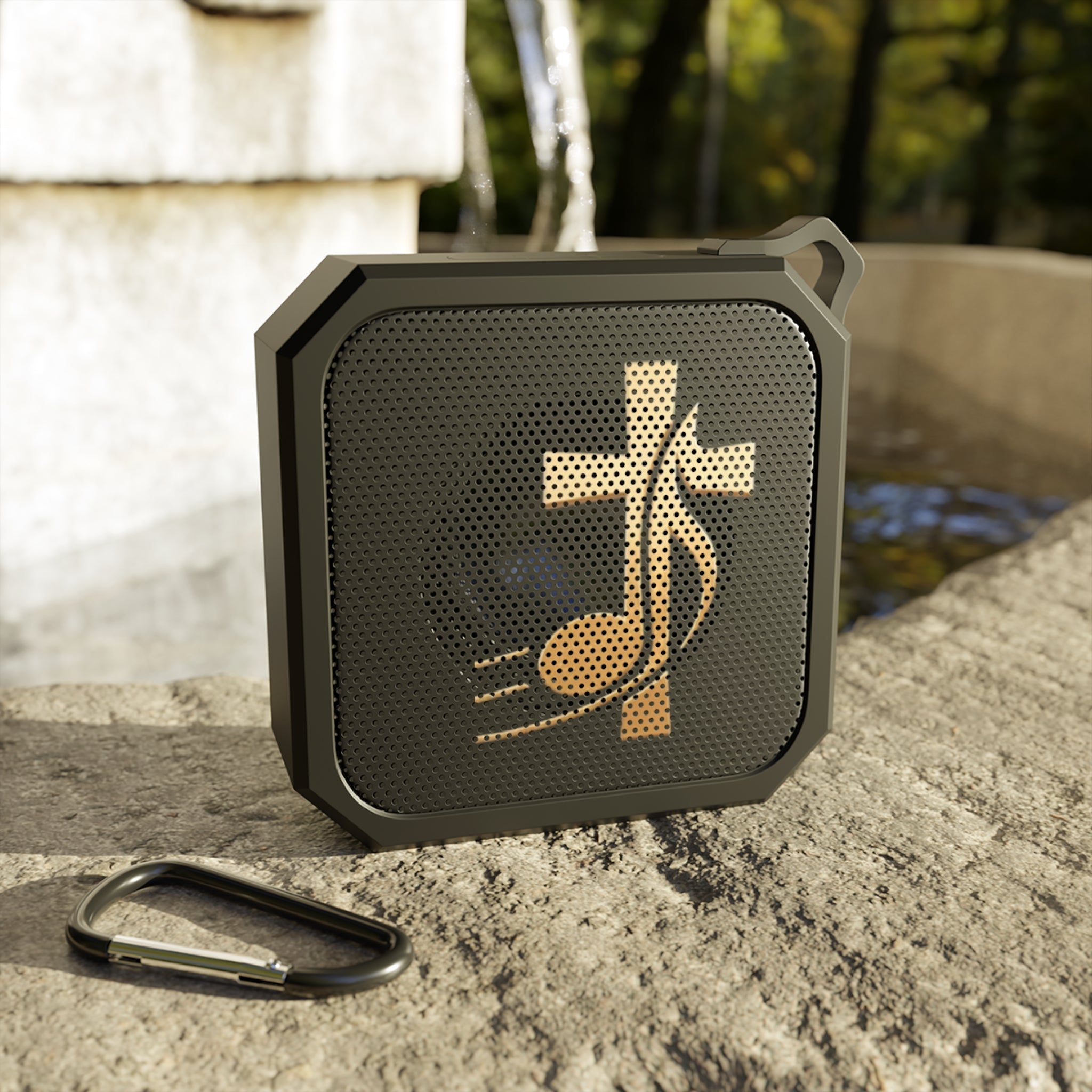 Christian Cross Bluetooth Speaker — Portable Outdoor Music Speaker with Musical Note Design