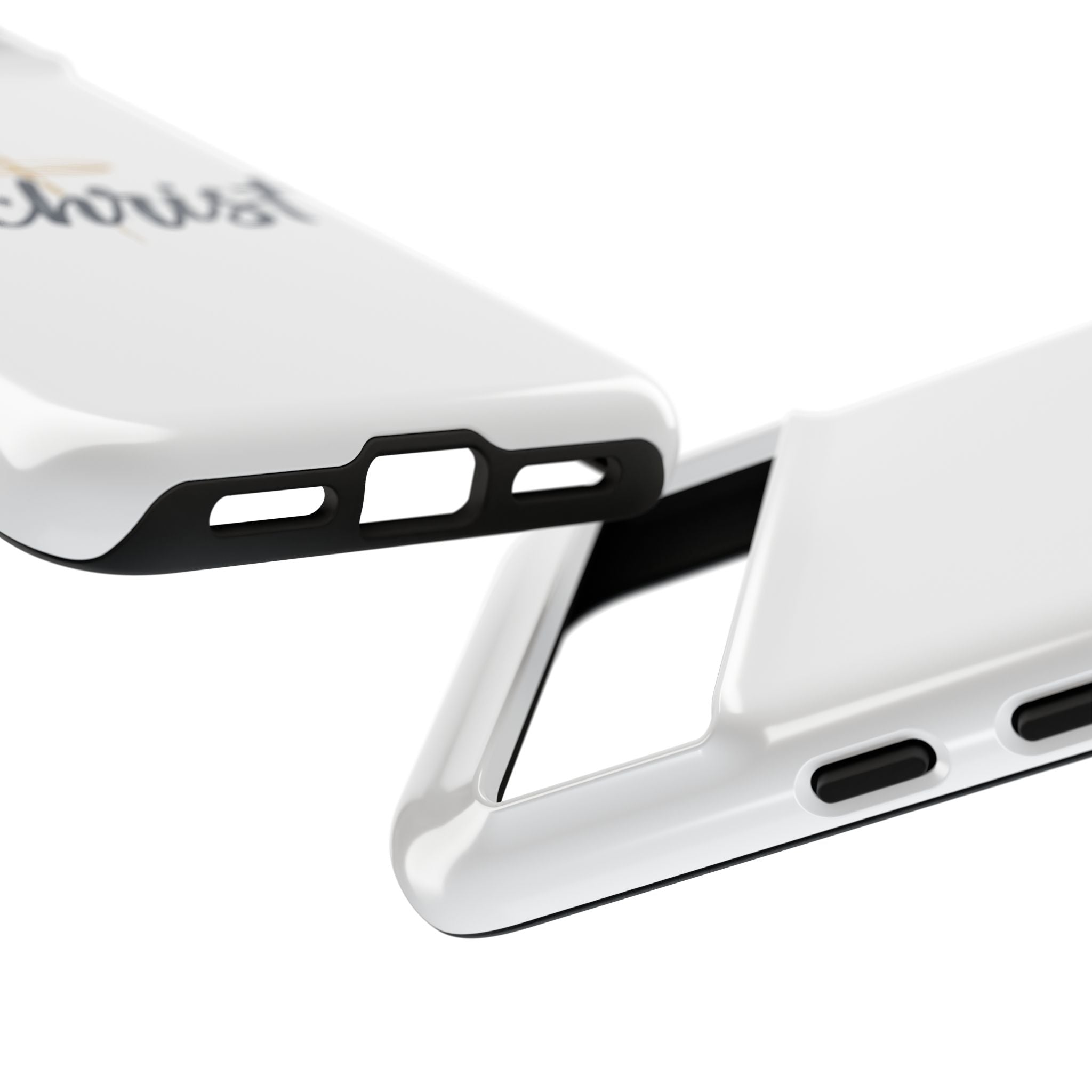 Christian Phone Case - "In Christ" Cross Design, Faith Protective Tough Case