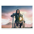 Viking Shieldmaiden 500-Piece Jigsaw Puzzle with Tin — Epic Warrior Scene