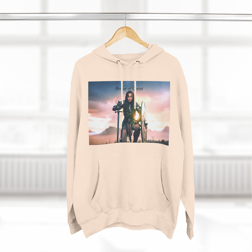 Three-Panel Fleece Hoodie