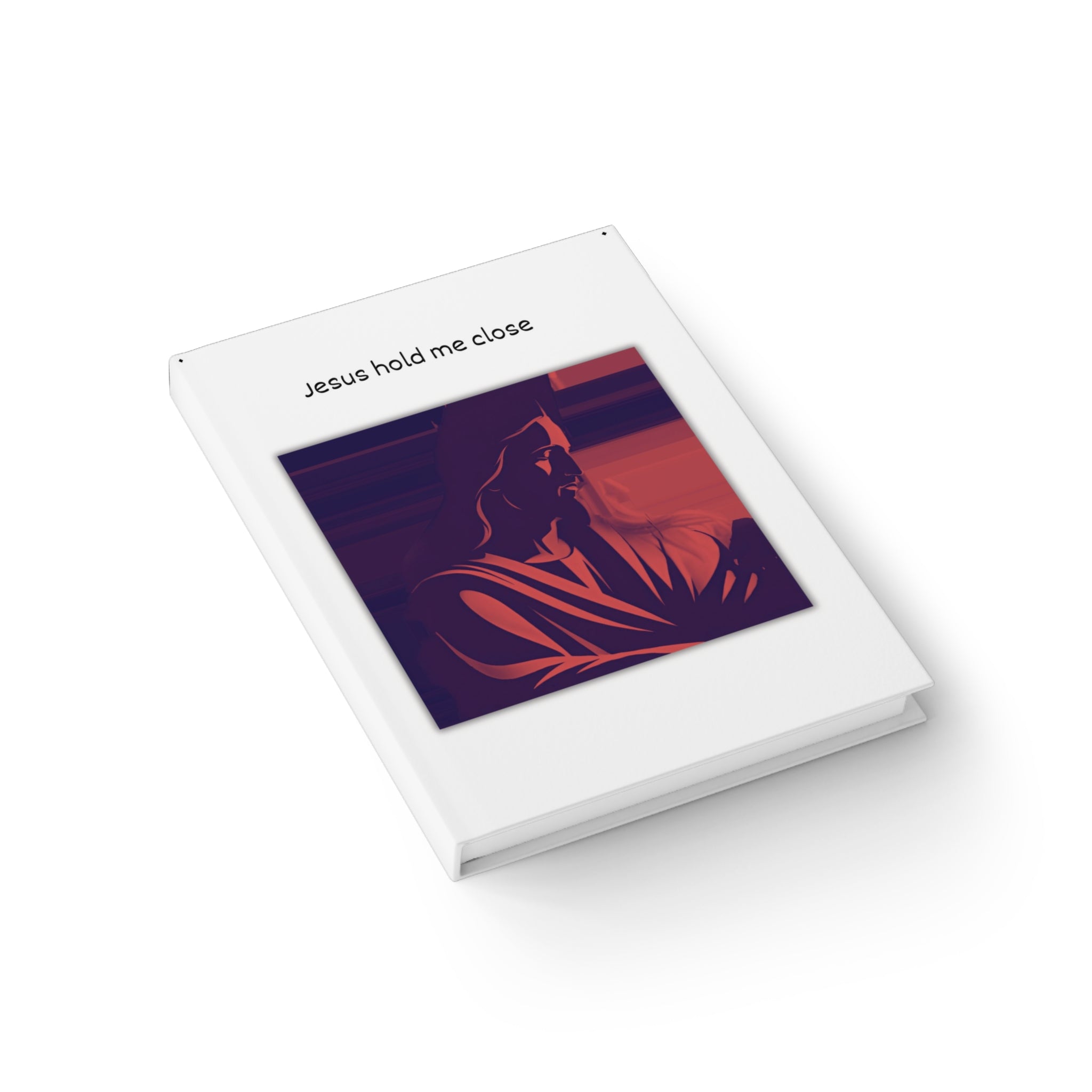 Prayer Journal — "Jesus Hold Me Close" Christian Devotional Notebook