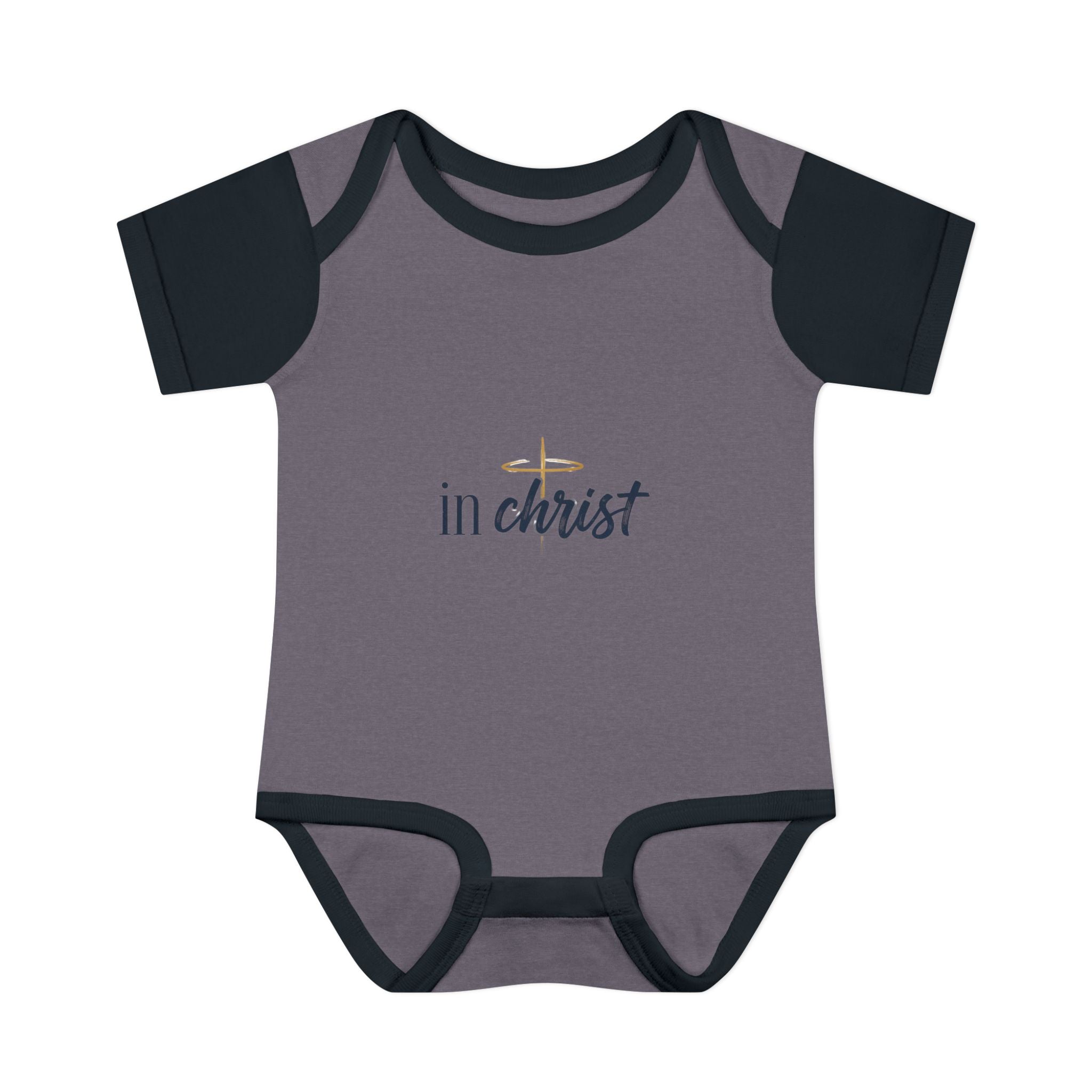 Infant Bodysuit "In Christ" - Baby Christian Onesie, Baptism/Newborn Gift
