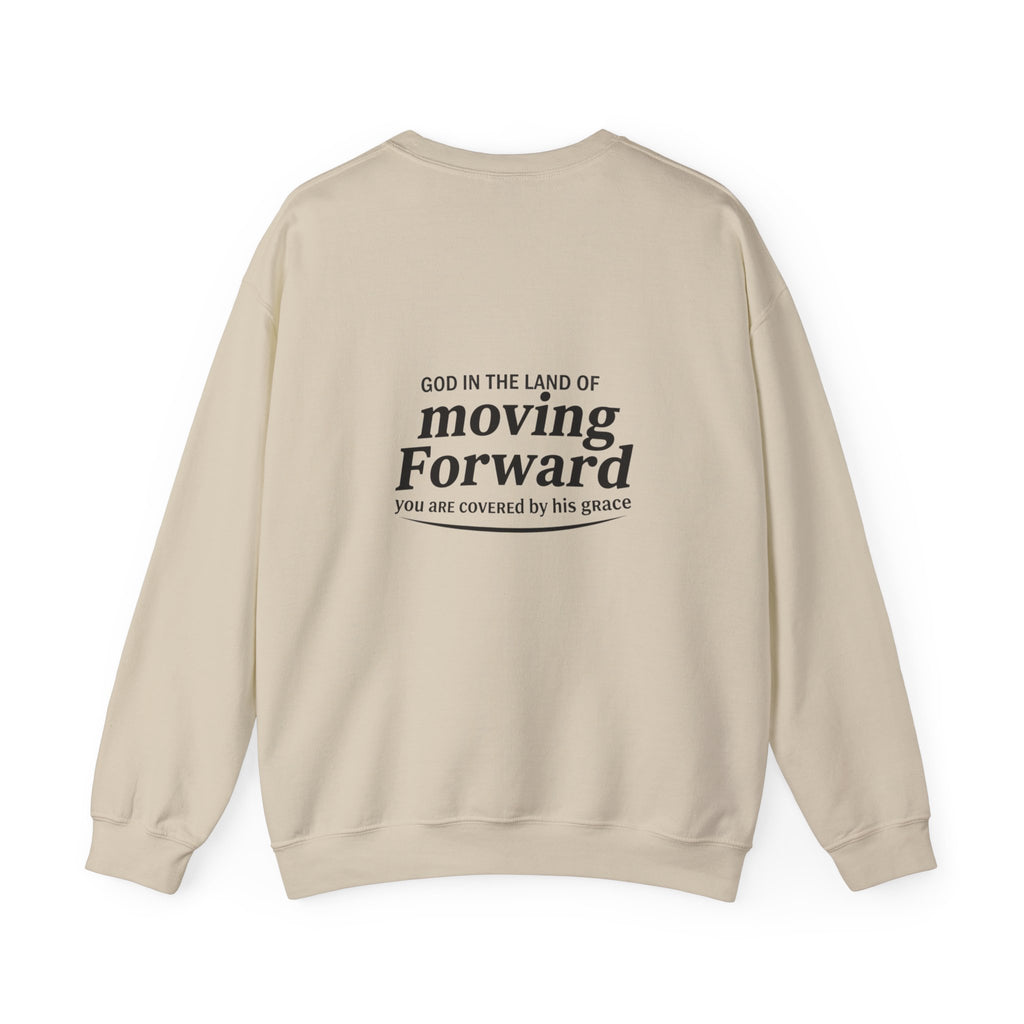 Moving Forward Sweatshirt — "Mistakes Made, Are Lessons Learned" Inspirational Crewneck