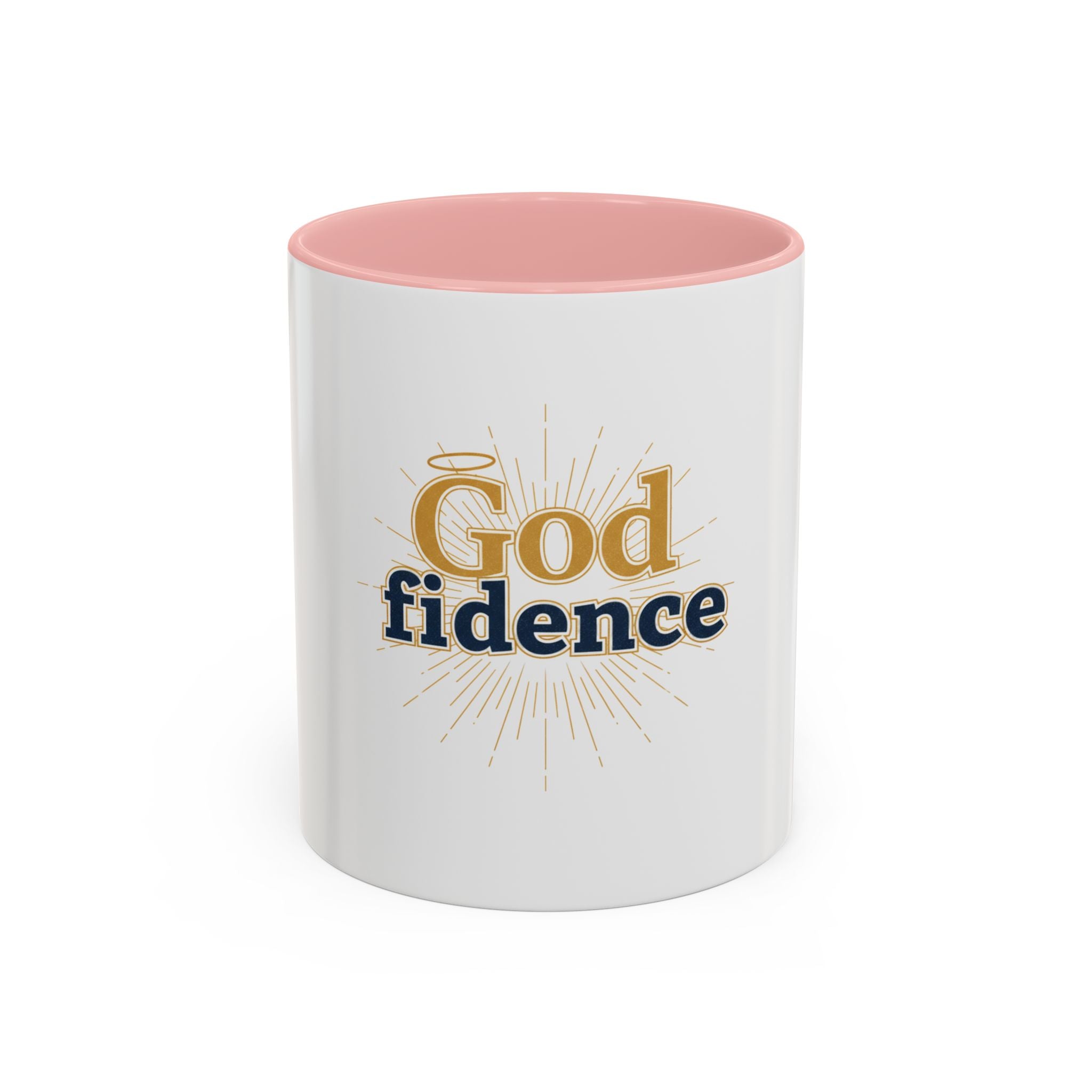 God-fidence Coffee Mug — Inspirational Christian Faith Mug (11/15oz)