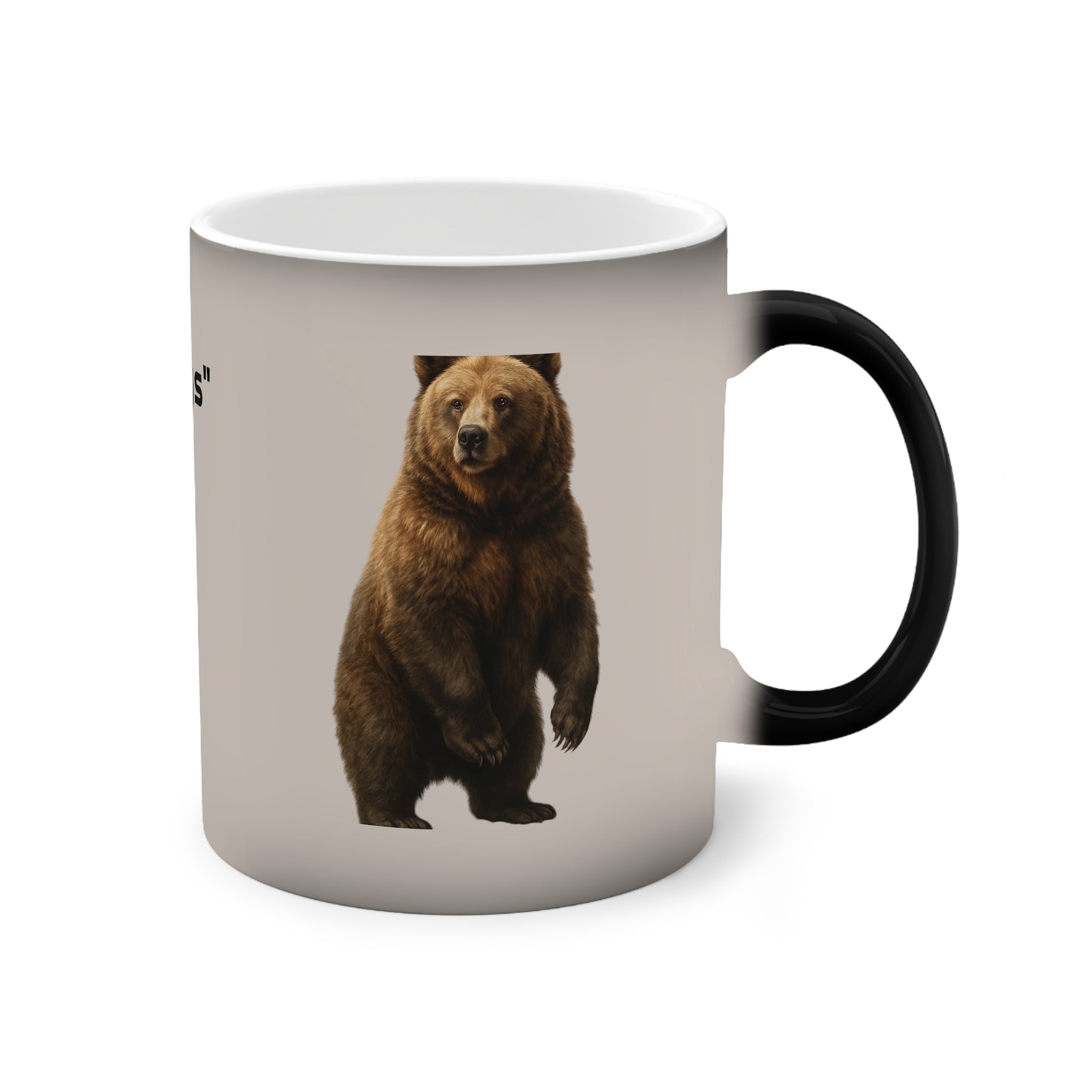 Color-Changing Mug — "Love Bears all things" 1 Corinthians 13: 7 Quote Coffee Mug