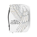 Bible Cover — "With His Feathers / He Covers You" Winged Scripture Protector